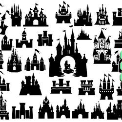 disney magic kingdom castle svg, disneyland castle svg, walt disney castle svg