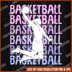 basketball girl women kids png, basketball png, png high quality, png, digital download