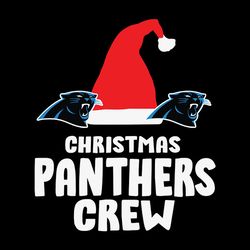 Christmas Crew Carolina Panthers NFL Svg, Football Svg, Cricut File, Svg