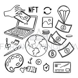 online selling of arts and musical works for cryptocurrency