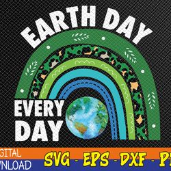 earth day every day svg rainbow earth day svg, eps, png, dxf, digital download