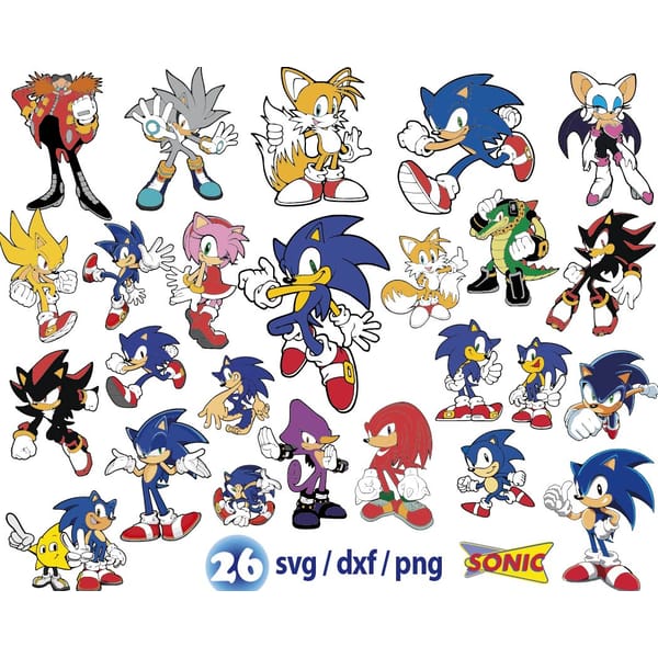 Sonic svg, Super Sonic svg, Sonic running svg, Sonic the Hed - Inspire ...