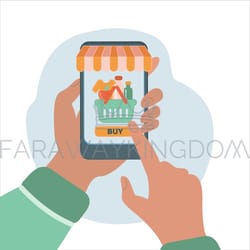 online trading flat design internet vector illustration set