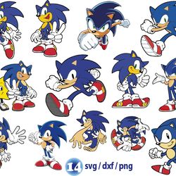sonic svg, super sonic svg, sonic running svg, sonic adventure svg png