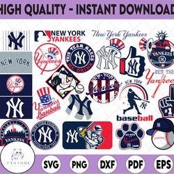 23 Files New York Yankees svg,Yankees team svg,Yankees svg, American League MLB, mlb svg,Baseball clipart
