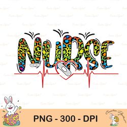 nurse leopard sublimation png, digital png file png,  nurse life, leopard cheetah print png, black & brown, sublimation