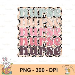 nurse sublimation png, nurse png, nurse digital download, leopard print png, digital file for sublimation or print downl