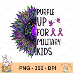 purple up for military kids sublimation png, purple up, military kids png, military child month, military kids awareness