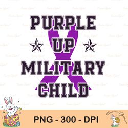 purple up military child sublimation
