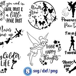 disney tinkerbell quotes svg, tinker bell svg, tinkerbell flying svg, tinkerbell fairy svg png