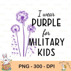 i wear purple for military kids png, i wear purple for military kids png, military png, military child png, military kid