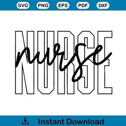 nurse love inspire heal shirt svg cutting digital file