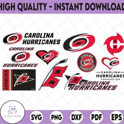 10 files carolina hurricanes bundle svg, hurricanes svg, nhl svg, nhl svg, hockey cricut, download   cut file, clipart