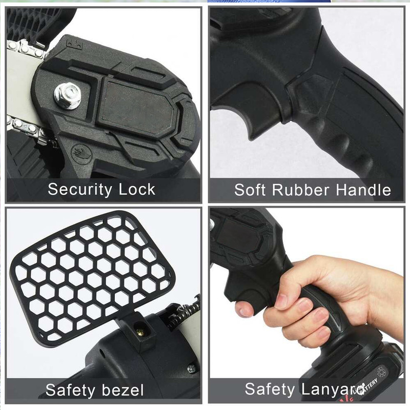 Storage-Friendly and Efficient Mini Battery Powered Chainsaw 6