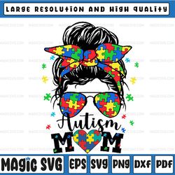 autism mom life me-ssy b-un sunglasses bandana png, autism mom, autism me-ssy b-un mom, mothers day, digital download