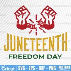 juneteenth freedom day svg - africa american - black people svg - digital cut files cricut design silhouette cut files