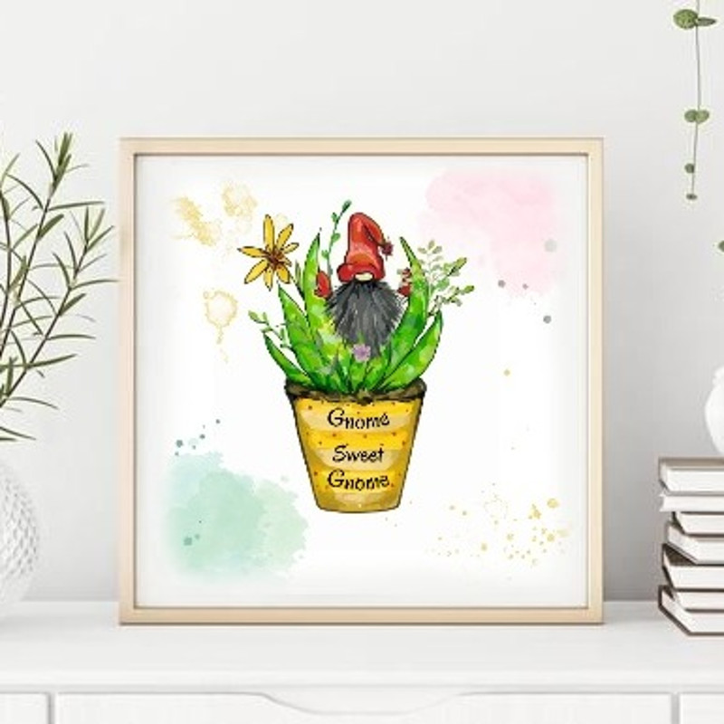 Succulent Prints Gnomes