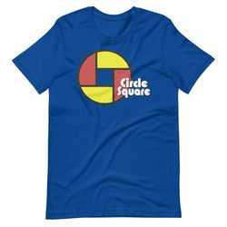circle square short-sleeve unisex t-shirt