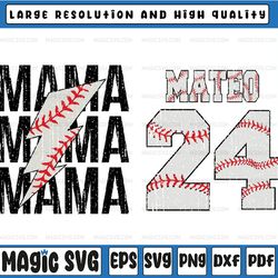Custom File Baseball Mama Svg, Mama Baseball Png, Mama PNG, Baseball Shirt Design, Mothers Day, Digital Download