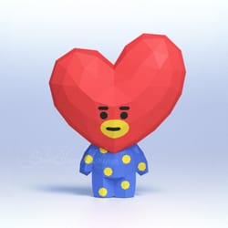 3d papercraft tata pdf dxf templates