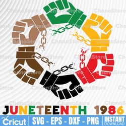 hand juneteenth svg, black lives matter, black pride,svg dxf cricut cut file for silhouette / digital print design