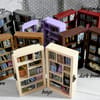 A miniature library with minibooks the bookshelves in the li - Inspire ...