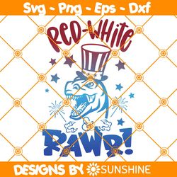 Red White and RAWR Svg, 4th of july Svg, USA Dinosaur svg, Fourth of July Svg, Independence Day Svg, File For Cricut Sv