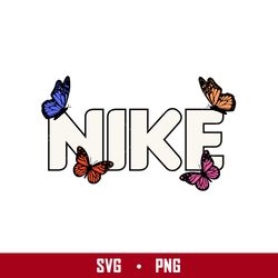 nike butterfly sublimation svg, nike logo svg, butterfly svg, png digital file