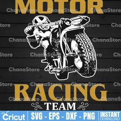 motor racing team svg, dirt bike svg motor cross svg eps dxf png files for cutting machines cameo cricut