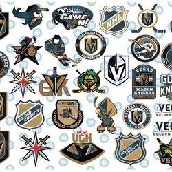 30 files vegas golden knights bundle svg, golden knights svg, nhl svg, nhl svg, hockey cricut, hockey logo svg, nhl down