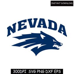 ncaa nevada-reno wolf pack primary logo shape cut pennant