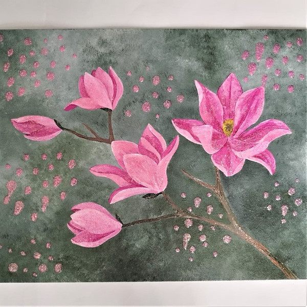 Branch-pink-magnolia-acrylic-painting-floral-art-wall-decor.jpg