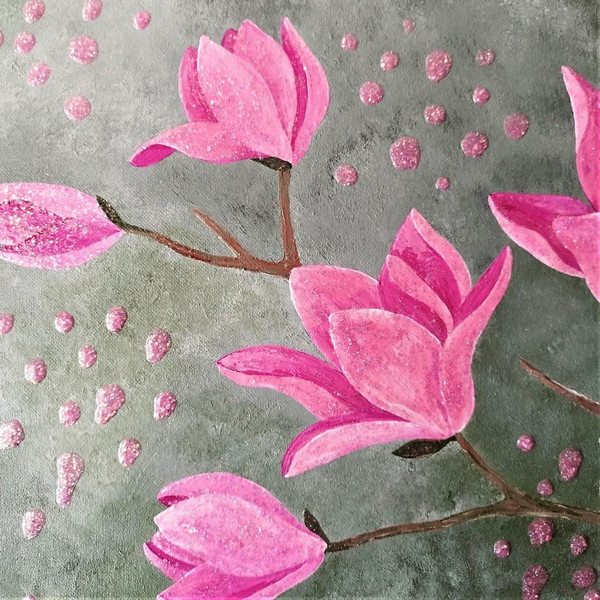 Pink-magnolia-acrylic-painting-framed-floral-art-wall-decor.jpg