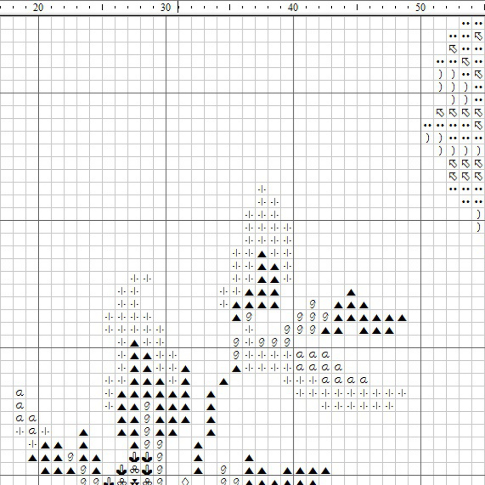 Antique Bird On A Branch In Flowers Vintage Cross Stitch Scheme 1