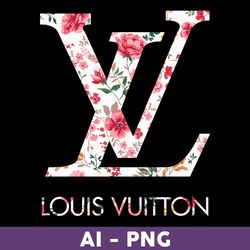flower louis vuitton png, flower png, louis vuitton logo fashion png, lv logo png, fashion logo png - download
