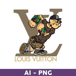 louis vuitton popeye png, popeye png, louis vuitton logo fashion png, lv logo png, fashion logo png - download