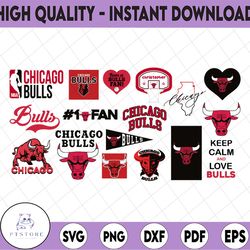 17 files chicago bulls svg, chicago svg,  bulls svg, nba svg, nba svg, basketball clipart, svg , svg for silhouette ,cli