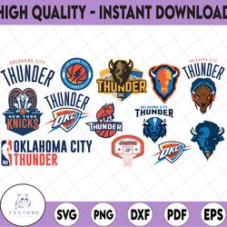 13 files nba oklahoma city thunder, oklahoma svg, basketball bundle svg,nba svg, nba svg, basketball clipart, svg for cr