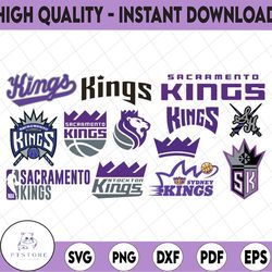 13 files sacramento kings svg, nba basketball bundle svg, sacramento svg, kings svg,nba svg, nba svg, basketball clipart