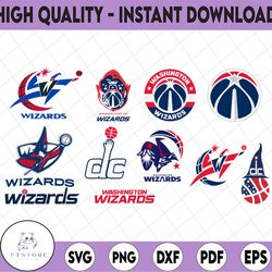 11 files washington wizards nba basketball bundle svg washington svg, wizards svg, washington wizards clipart, nba svg,