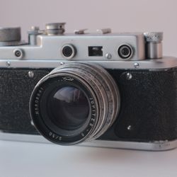 ZORKI C S  Russian Leica Copy 35mm Film RF Camera with Jupiter 8 Vintage Decor
