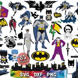 batman svg, superhero svg, batman silhouette svg, batman comic svg png