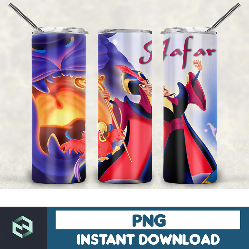 Jafar, Aladdin, Aladdin Tumbler Wrap, Aladdin PNG, Aladdin Tumbler Sublimation Wrap (2).jpg