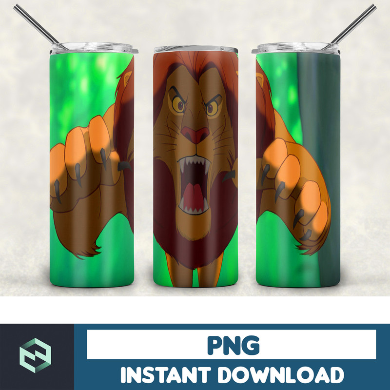 Lion King tumbler png, Lion King Tumbler wrap , PNG Instant Download , 20oz Skinny Tumbler designs, Lion King , Seamless Tumbler PNG (7).jpg