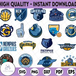 18 files nba memphis grizzlies svg files, grizzlies svg, cut file basketball svg, nba svg, nba svg, basketball clipart,