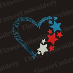 Memorial day embroidery 4th of July design USA embroidery designs Independence Day embroidery Love America design
