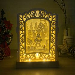 combo 4 items merry christmas popup card 3d svg, merry christmas card, paper cutting template for cricut, special gift c