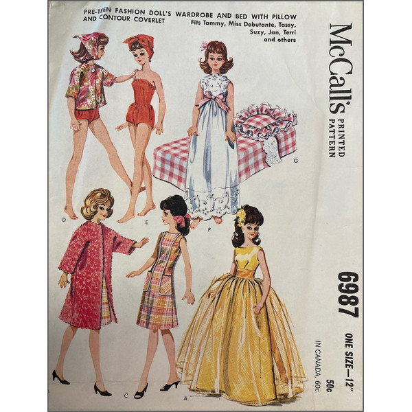 McCall's 6987 Doll clothes patterns.jpg