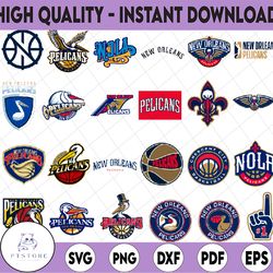 24 files nba new orleans pelicans svg, new orleans bundle svg, basketball svg,svg,nba svg, nba svg, basketball clipart,