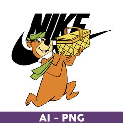 nike yogi bear png, yogi bear png, disney png, nike logo fashion png, nike logo png, fashion logo png - download